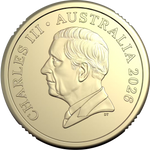 Royal Australian Mint 2026 $2 Tooth Fairy coin obverse, King Charles III effigy