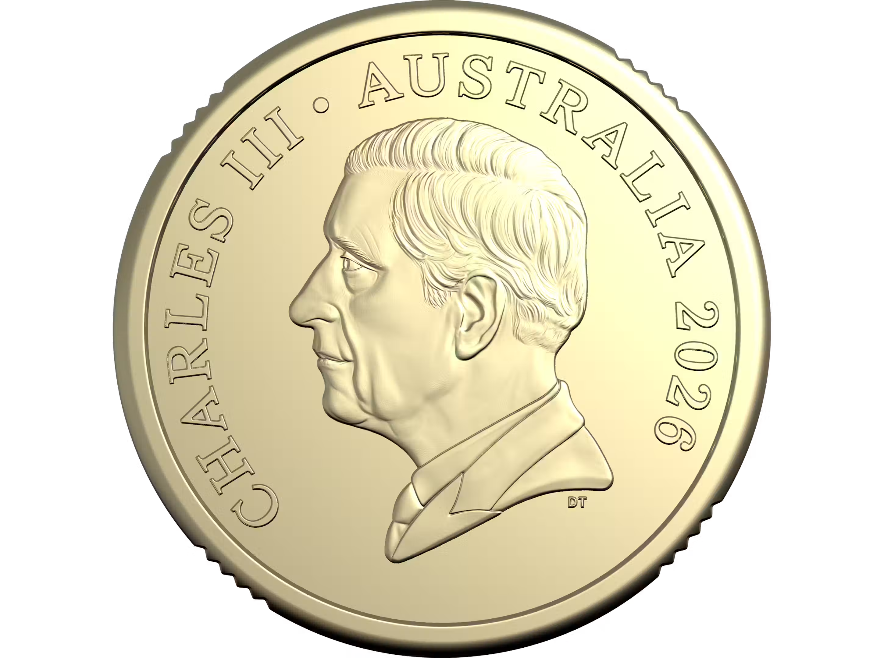 Royal Australian Mint 2026 $2 Tooth Fairy coin obverse, King Charles III effigy