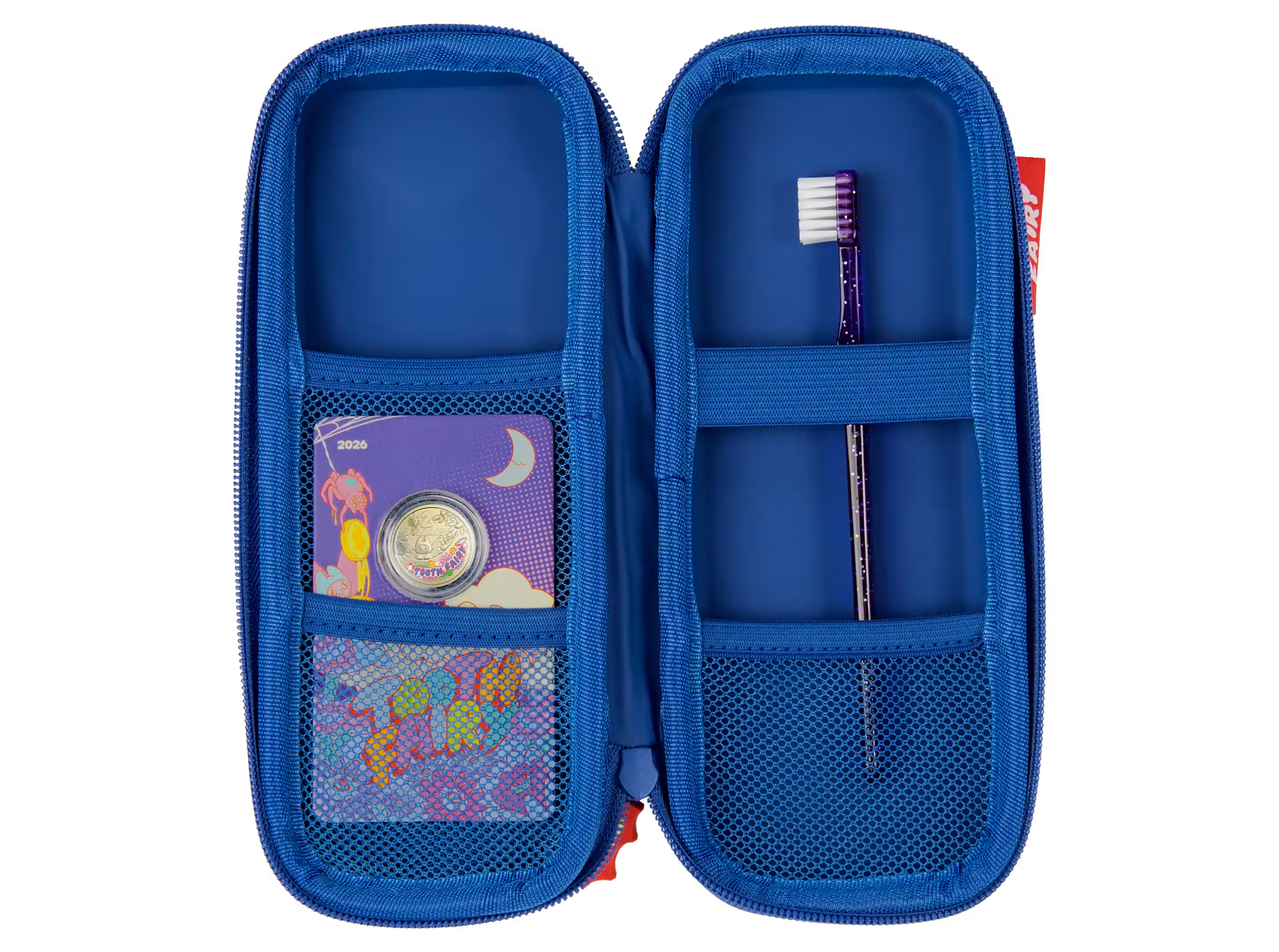 Royal Australian Mint 2026 Tooth Fairy Kit open case with $2 coin in card and toothbrush