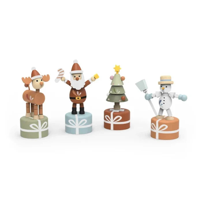SPEEDY MONKEY - CHRISTMAS PUSHING PUPPET | ASSORTED