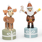 SPEEDY MONKEY - CHRISTMAS PUSHING PUPPET | ASSORTED