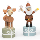 SPEEDY MONKEY - CHRISTMAS PUSHING PUPPET | ASSORTED